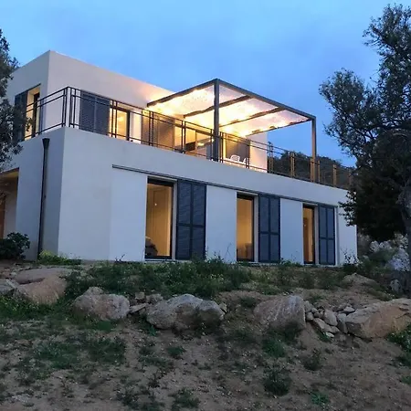 펜션 Fogata A Rousse Vue Exceptionnelle LʼÎle-Rousse